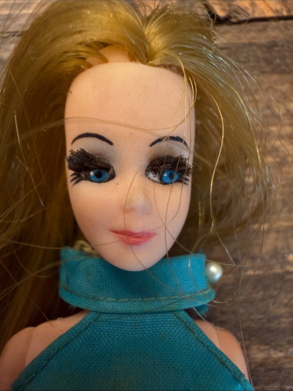 ORIGINAL DRESS Vintage 1970s Topper Dawn Doll P11A Blue Eyes Mini Blonde - Picture 10 of 12